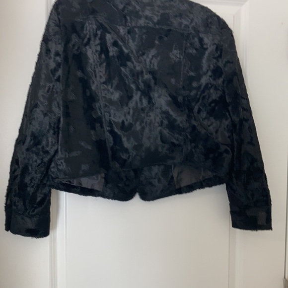Howard Wolf made in USA black jacket. Women size L - Picture 5 of 6